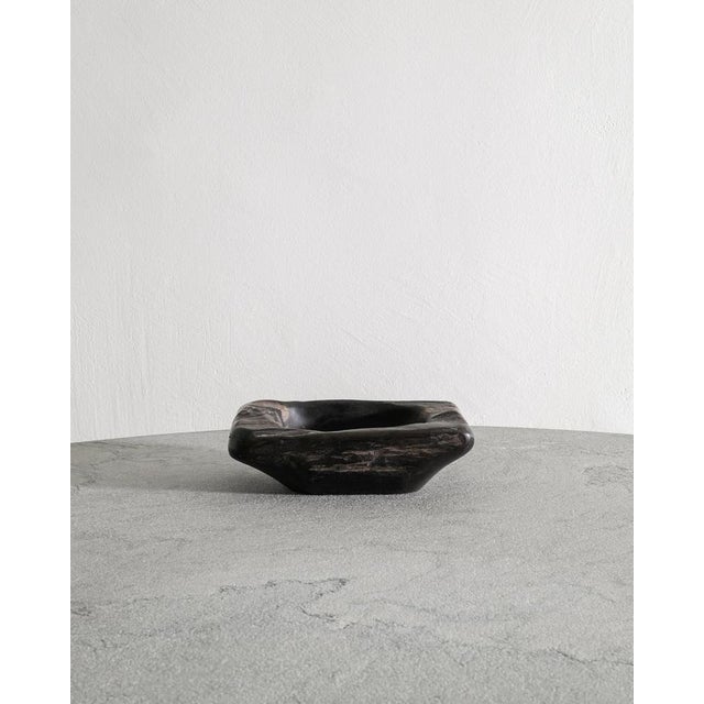 Large Mid-Century French Wooden Sculptural Decorative Bowl by Odile Noll, 1960s For Sale - Image 6 of 6
