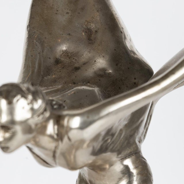 20th Century Rolls Royce Spirit of Ecstasy Statue, 1890s-1910s For Sale - Image 10 of 18