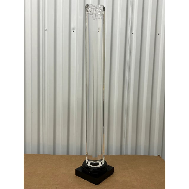 Plastic Vintage Mid-Century Modern Lucite Organic Sculpture For Sale - Image 7 of 7