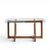 Adrian Pearsall for Craft Associates Mid Century Sculptural Walnut Console Table This console table measures: 56.25 wide x...