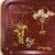 Metal Vintage Red Lacquer Rectangular Tray With Hand Painted Gold Asian Festival Scene and Chinoiserie Style For Sale - Image 7 of 13
