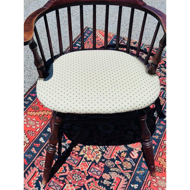 Traditional Vintage Mid-19th C. High-Back Windsor Style Chair For Sale - Image 3 of 12