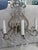 1980s 1980s Rocco Czech Bohemian Gilt Metal & Crystal Chandeliers - Pair For Sale - Image 5 of 5