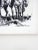 Pen and ink on artist board of a pair of cowboys on horseback by Eugene Shortridge (1926-2014) well know western...