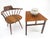 Mid 20th Century Set of Trapezoid Walnut Mid Century Modern Nesting Stacking End Side Tables MINT For Sale - Image 5 of 14