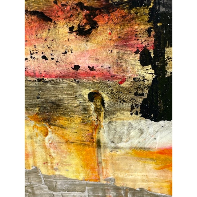 Original Mixed Media Abstract Painting " the Space Between" by Sonia Gold For Sale In Los Angeles - Image 6 of 16