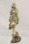 1900 - 1909 Antique Victorian Hubley Tall Cast Iron Figural Floral Painted Bouquet Door Stop For Sale - Image 5 of 10