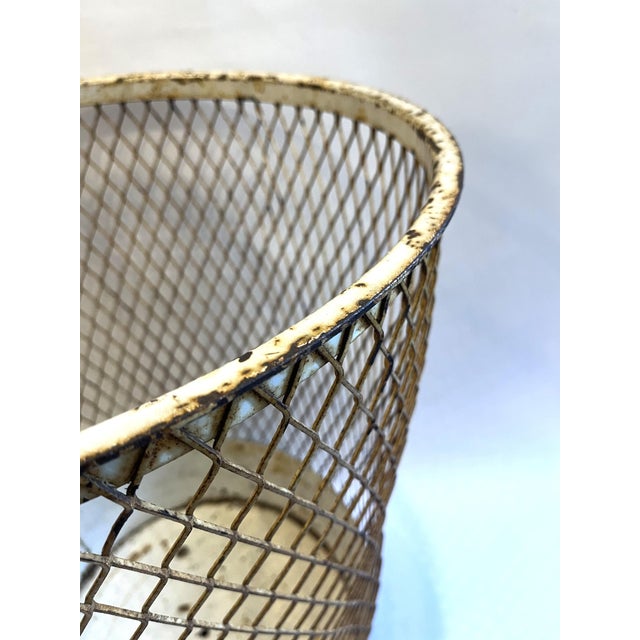 Metal Vintage Mid 20th Century Metal Hamper For Sale - Image 7 of 7