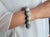 Burmese Pale Celadon Jade Beaded Stretch Bracelet, 9 Inch For Sale - Image 4 of 8