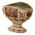 19th Century Italian Hand-Painted Carved Wood Pedestal Centerpiece Bowl For Sale