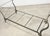 Silver French Neoclassical Directoire Style Iron Sleigh-Form Daybed For Sale - Image 8 of 18
