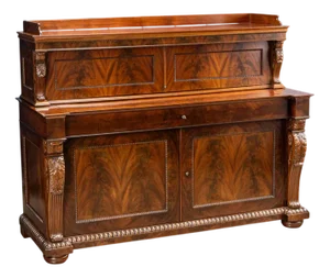 19th Century Writing Desk in Mahogany ,Italy