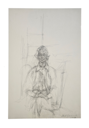 Alberto Giacometti, Portrait of a Young Girl II, 1963, Original Lithograph