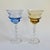Vintage Empoli Italian Art Glass Drinking Glasses – Set of 2 (Cobalt Blue & Amber) For Sale In Miami - Image 6 of 7