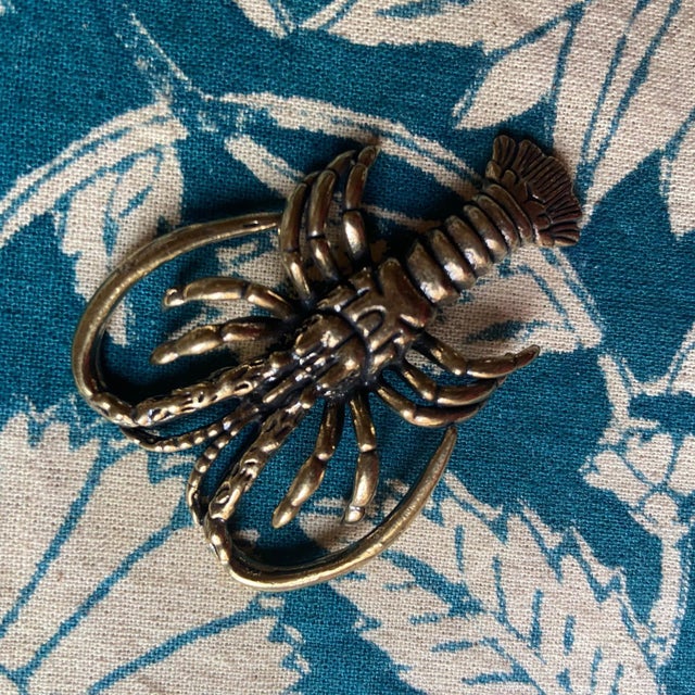 Art Deco Lobster Knife Rests, 1960s, Set of 12 For Sale - Image 3 of 8