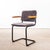 1970's Cantilever Peninsular Blue Frame Dining Chairs with Slate Grey Upholstery - Set Of Six. Classic Bauhaus style...