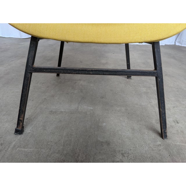 Mid-Century Modern Cocktail Chair in Yellow, 1970s For Sale - Image 10 of 18