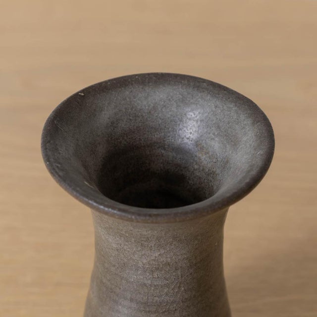 1960s 1960s Japanese Bizen-Style Stoneware Vase For Sale - Image 5 of 8