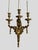 French Large Scale Pair of Louis XVI Gilt Bronze Sconces For Sale - Image 3 of 5