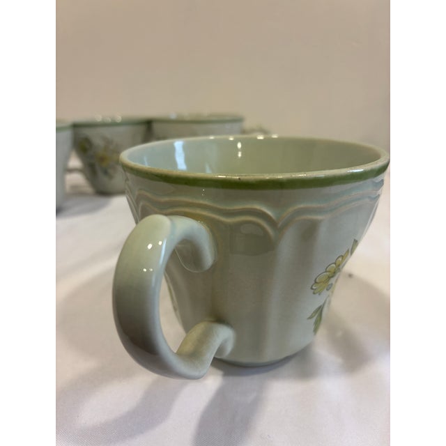 Vintage Provistone Rose Marie Floral Mugs - Set of 4 For Sale - Image 9 of 10