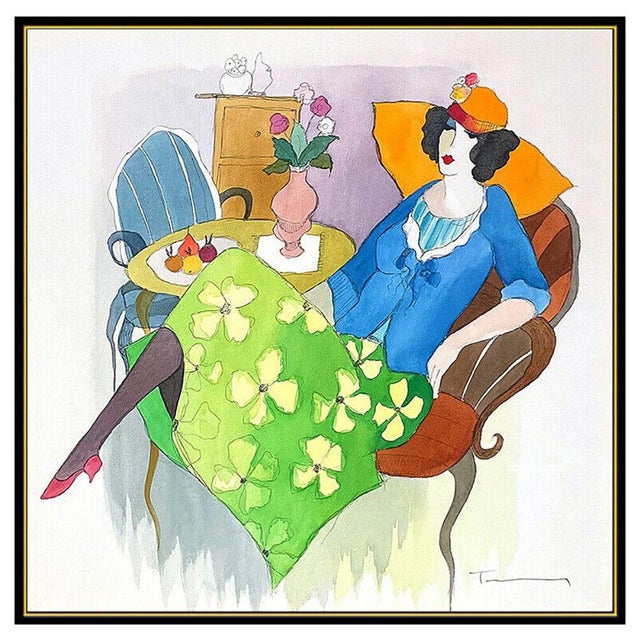Message us to inquire about custom framing options! (Included for free with every purchase) The artwork here, "Enjoy...