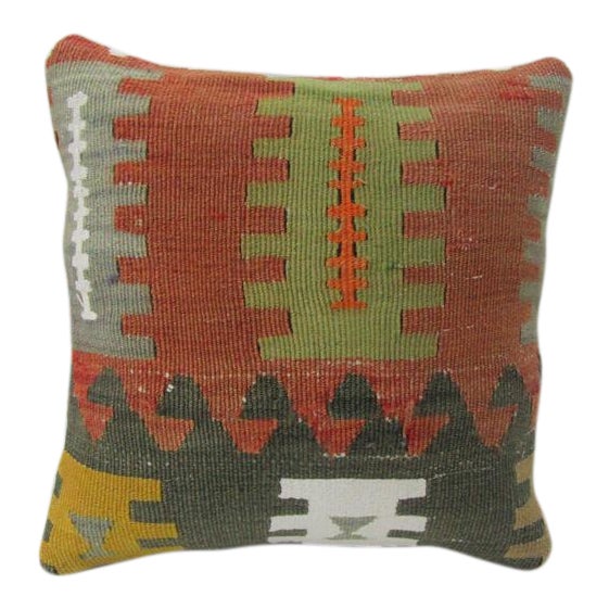Handmade Decorative Turkish Kilim Pillow For Sale