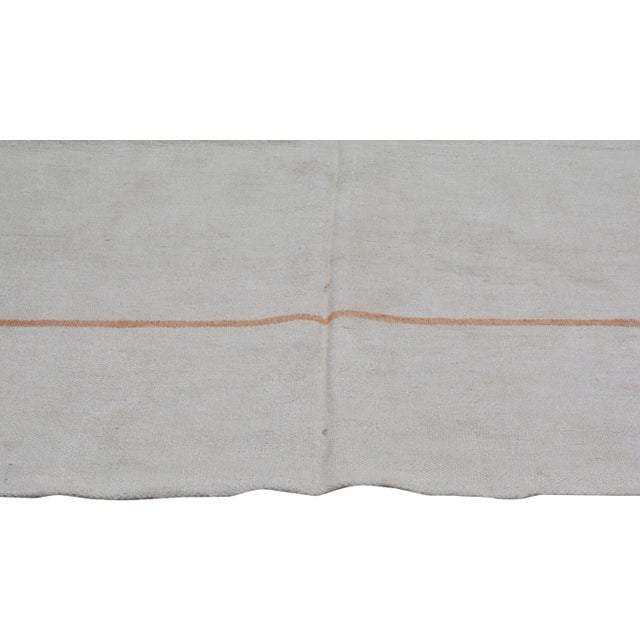 Vintage Turkish Flatweave Hemp Rug, 6'2''x9' For Sale - Image 4 of 6