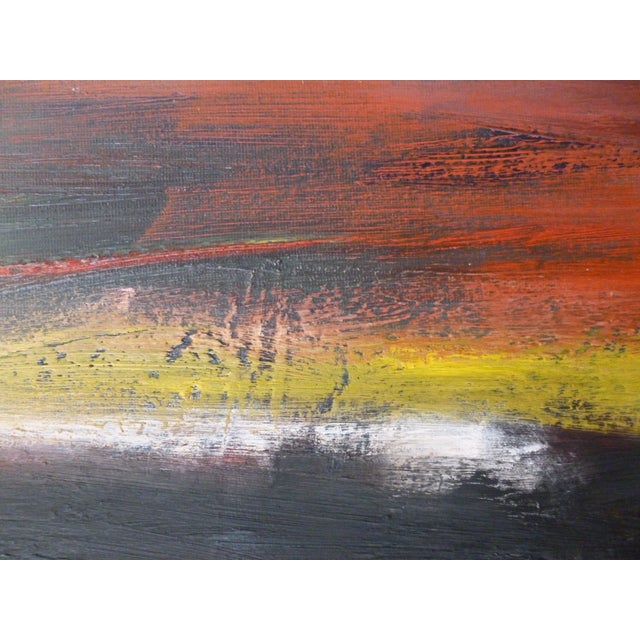 "Smiling at Night" Abstract Oil and Acrylic Painting by Scott Spencer For Sale - Image 4 of 7