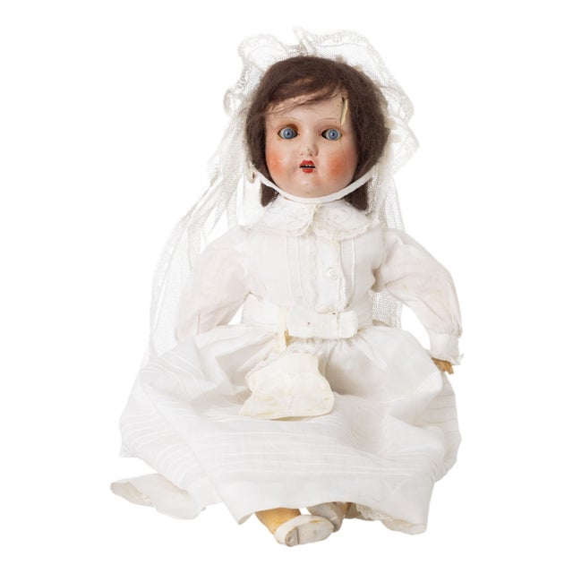 Antique Porcelain Doll by Heinrich Handwerck For Sale