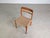 Brown Mid-Century Modern Side Chair in Teak For Sale - Image 8 of 9