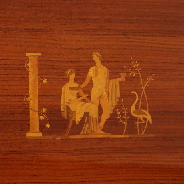 Italian Wardrobe in Wood Veneer, 1950s For Sale - Image 14 of 16