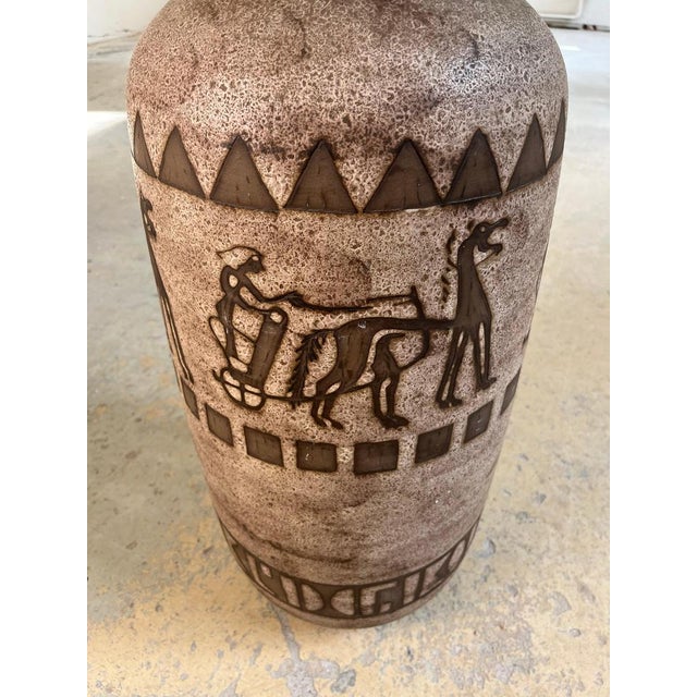 Aegina 124 Floor Vase from Ceramano West Germany For Sale - Image 6 of 11