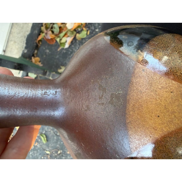 Ceramic Mid 20th Century Robert Maxwell for Pottery Craft Usa Decanter and Cup Set For Sale - Image 7 of 11