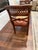 1960s Vintage Mahogany Chippendale Pierced Lattice Window Bench For Sale - Image 5 of 7