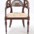 Italian Walnut Open Arm Chairs With Cord Seats and Cut Out Design. Circa 1800. A Pair For Sale - Image 10 of 11