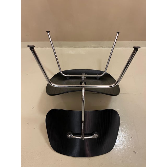 LCM Chair in Ebonized Ash by Charles and Ray Eames for Vitra, 2001 For Sale - Image 6 of 10
