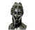 19th Century Patinated Bronze Bust of a Classical Woman, likely inspired by Greco-Roman goddesses or muses. The bust...