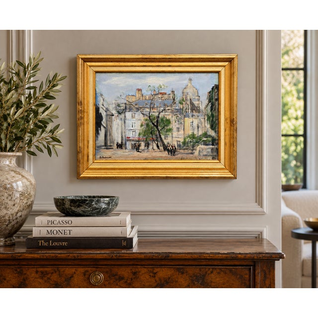 Voldemar Boberman –Paris Montmartre & Sacré-Cœur–1930s French École de Paris Oil Painting French Post Impressionist - Oil...