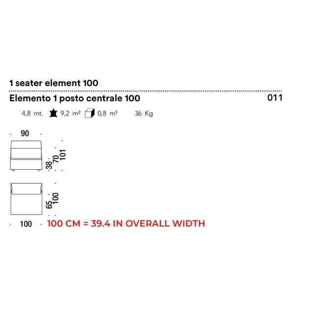 Moroso Highlands Modular Sectional Sofa by Patricia Urquiola - 4 Piece Set For Sale - Image 11 of 12