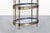 1970s Vintage Brass Acid-Etched Etagere by Bernhard Rohne for Mastercraft For Sale - Image 10 of 11