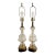 1970s Neoclassical Cut Crystal and Brass Urn Form Table Lamps (No Shades) – A Pair For Sale