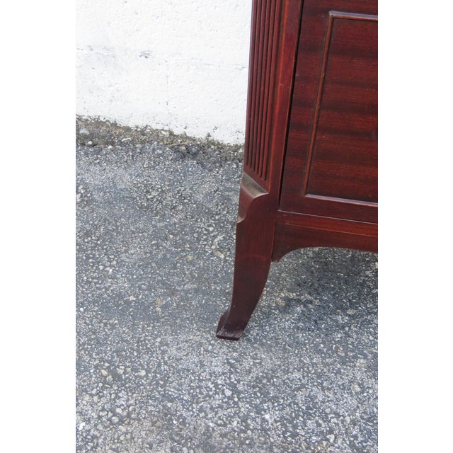 1940s Mahogany Tall Chest of Drawers 6257 For Sale - Image 14 of 15