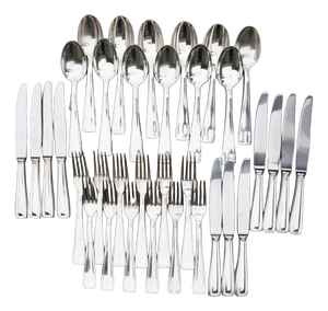 Vintage Art Deco Cutlery Set by François Frionnet, 1940, Set of 35