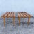 Mid Century Modern Slatted Benches/Side Tables - A Pair For Sale - Image 4 of 8