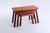 Mid-Century Modern Teak Nesting Tables by Charlotte Perriand, 1960s, Set of 3 For Sale - Image 3 of 10