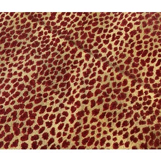 Cowtan & Tout - 27" Piece - Ocelot Red/Cafe Fabric 10877-03 For Sale