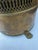 Vintage Footed Pierced Brass Coal Scuttle Bucket and Tall Duck Matchstick Holder For Sale - Image 12 of 12