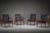 Elegant set of four model 431 armchairs designed by arne vodder for sibast møbler in the 1960s. A refined example of...