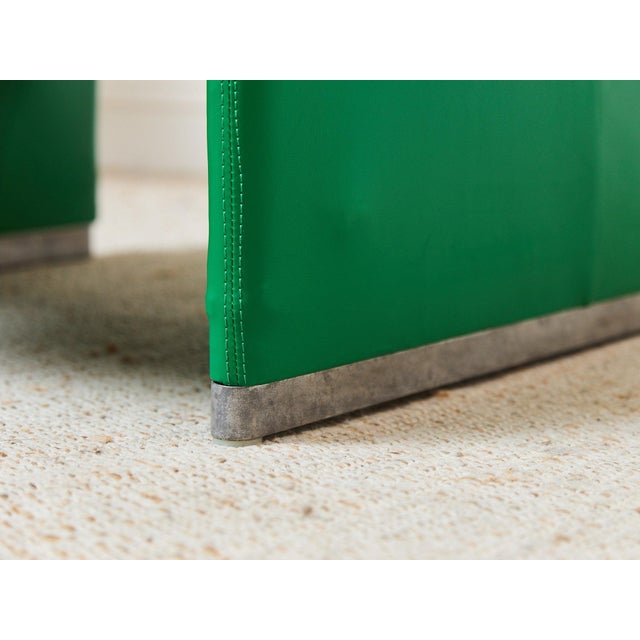 Kelly Green Upholstery Styled After Giancarlo PIretti for Castelli, 1969 For Sale - Image 4 of 12