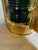 Highly polished and lacquered nautical boat lantern by Perko of Brooklyn NY. With mounting flange, vented chimney, and...